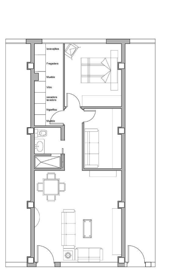 L4 Apartment Santiponce Luaran gambar